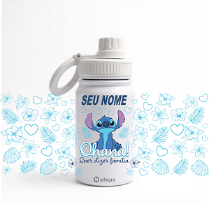 Garrafa Térmica Custom Baby 350ml - Stitch Ohana