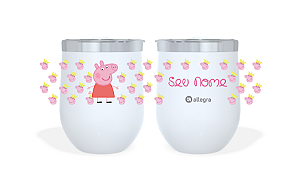 Cuia Térmico Custom Little 360ml - Peppa Pig