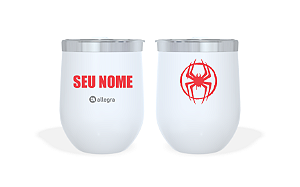 Cuia Térmico Custom Little 360ml - Homem Aranha Spider-Red