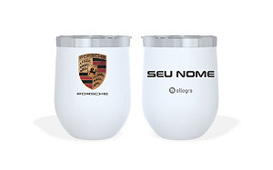 Cuia Térmico Custom Little 360ml - Brasão Porsche