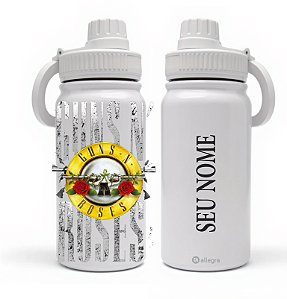 Garrafa Térmica Custom Life 600ml - Guns N' Roses