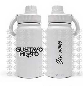 Garrafa Térmica Custom Life 600ml - Gustavo Mioto - Só para fãs