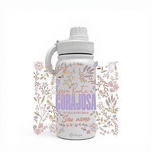Garrafa Térmica Custom Life 600ml - Eu Sou o Teu Deus