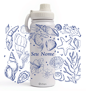 Garrafa Térmica Custom Ice 800ml - Conchas