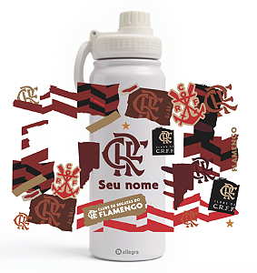 Garrafa Térmica Custom Ice 800ml - Clube de Regatas do Flamengo