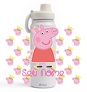 Garrafa Térmica Custom Ice 800ml - Peppa Pig
