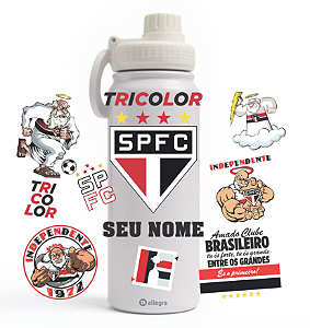 Garrafa Térmica Custom Ice 800ml - SPFC Amado Clube
