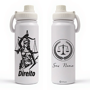 Garrafa Térmica Custom Ice 800ml - Profissão Direito Exclusive