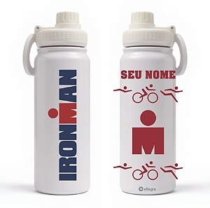 Garrafa Térmica Custom Ice 800ml - Ironman Triatlo