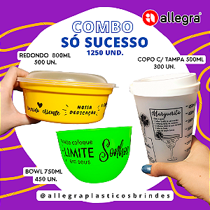 COMBO SÓ SUCESSO RD800 + BOWL750 + CP500