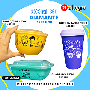 COMBO DIAMANTE COPO500TP + BOWL750TP + QUAD750