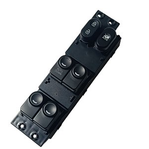 Botão de vidro elétrico quádruplo Hyundai HB20 2013 a 2019 Motorista auto down