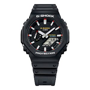 elógio Casio G-Shock GA-2100RL-1ADR Resina Carbono Resistente Água