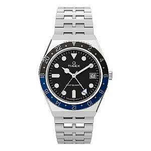 Relógio Q Timex GMT TW2V38100