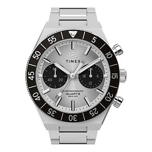 Relógio Mascuino Timex Q Chronograph 40mm Tw2y55800
