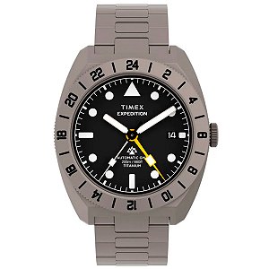 Relógio Timex Expedition Pioneer Titanium Automatic GMT TW2Y63500