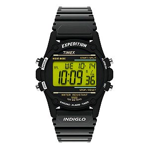 Relógio Timex Preto Masculino T5k463 Expedition Atlantis