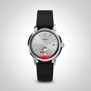 Relógio Timex Marlin Automático X Peanuts Snoopy Flying AceRelógio