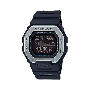 Relógio Casio G-shock G-lide Masculino Gbx-100-1dr Preto Prateado
