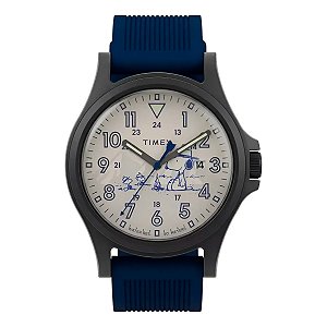 Timex Expedition Peanuts Snoopy Masculino 40 Mm Tw2y84700