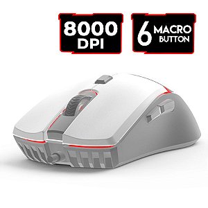 Mouse Gamer Jogo Macro Crypto VX7 Space Fantech 8000DPI