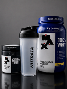 Kit Creatina 300g e 100% Whey Refil 900g