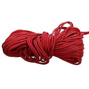 Cordão Encerado Vermelho