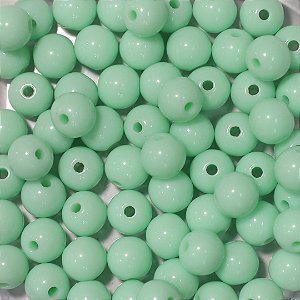 Bola de Resina Verde Menta 0,8mm 25 gramas