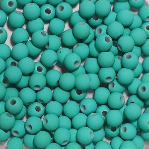 Bola Emborrachada tamanho 0,6mm Verde Turquesa