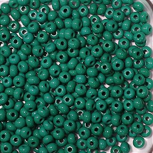 Miçanga Jablonex Verde Turquesa Leitoso 6/0