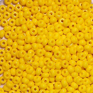 Miçanga Jablonex Amarelo Leitoso 0/9