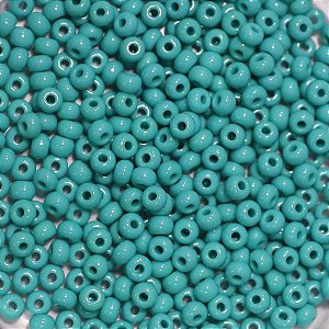 Miçanga Jablonex Verde Turquesa Leitoso 6/0