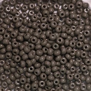 Miçanga Jablonex Cinza Leitoso 6/0