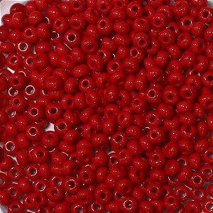 Miçanga Jablonex Vermelho Leitoso 0/9