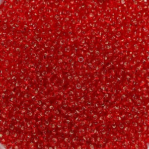 Miçanga Jablonex Vermelho Claro Transparente 0/9