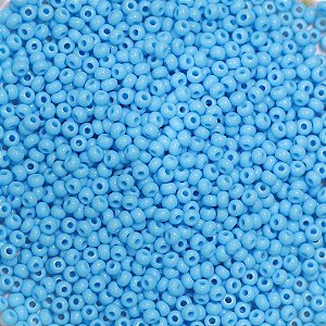 Miçanga Jablonex Azul Claro Leitoso 0/9