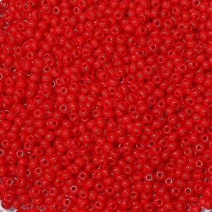 Miçanga Jablonex Vermelho Claro 0/9