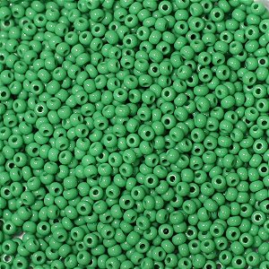 Miçanga Jablonex Verde Leitoso 6/0