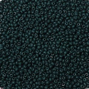 Miçanga Jablonex Verde Escuro Leitoso 0/9