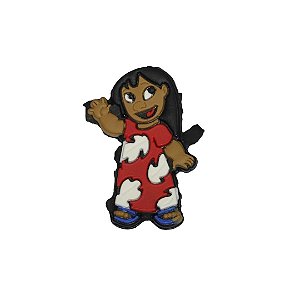 Aplique Emborrachado Lilo & Sticth