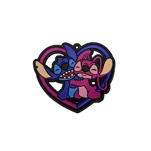 Aplique Emborrachado Lilo & Sticth