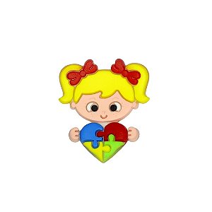 Aplique Emborrachado Autismo