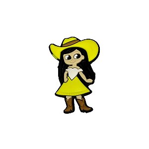 Aplique Emborrachado Boiadeira