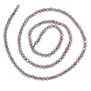 Cristal Bolinha 0,3mm Lilás Claro Espelhado