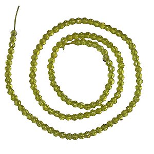 Cristal Bolinha 0,3mm Amarelo Transparente