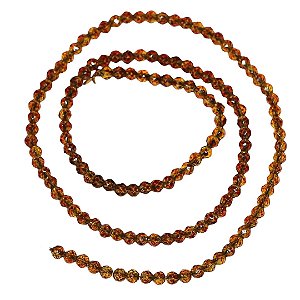 Cristal Bolinha 0,3mm Marrom Transparente