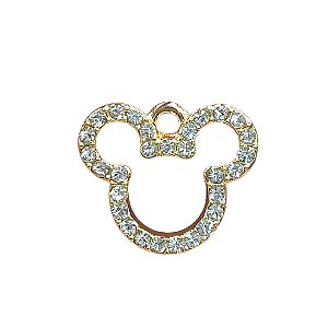 Pingente do Mickey com Strass