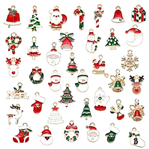 Pingentes de Natal (5 unidades)