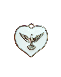 Pingente de Coração Espirito Santo