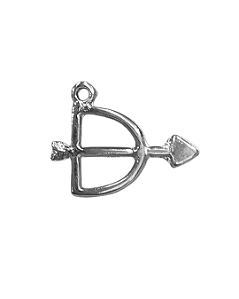 Pingente de Arco e Flecha